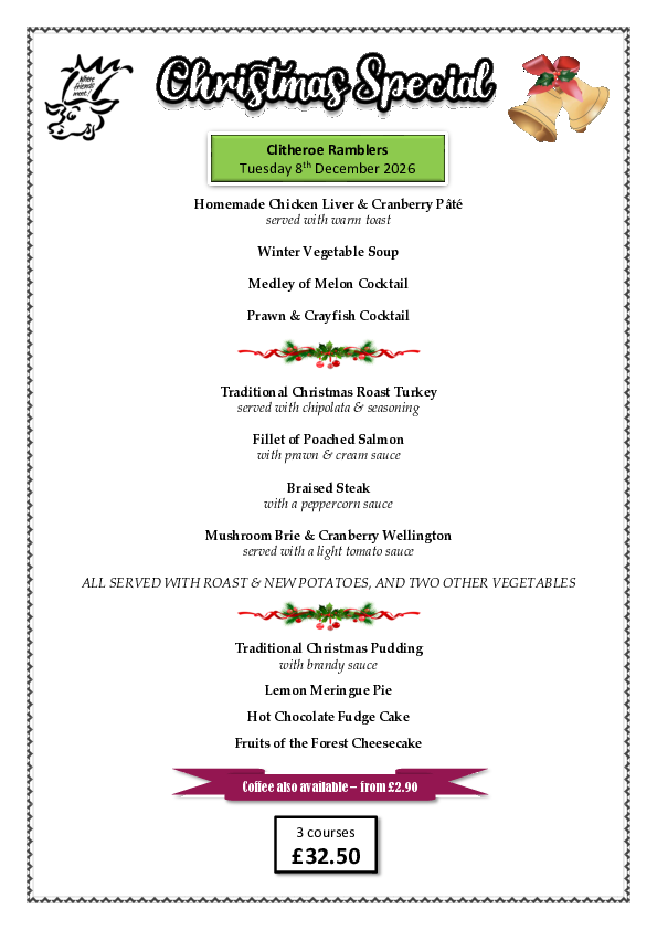 XMAS Menu